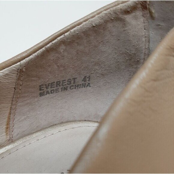 ALDO Everest Leather Open Toe High Heel Sandals Nude Cream & Silver Sz 10 Eur 41 - Picture 10 of 16